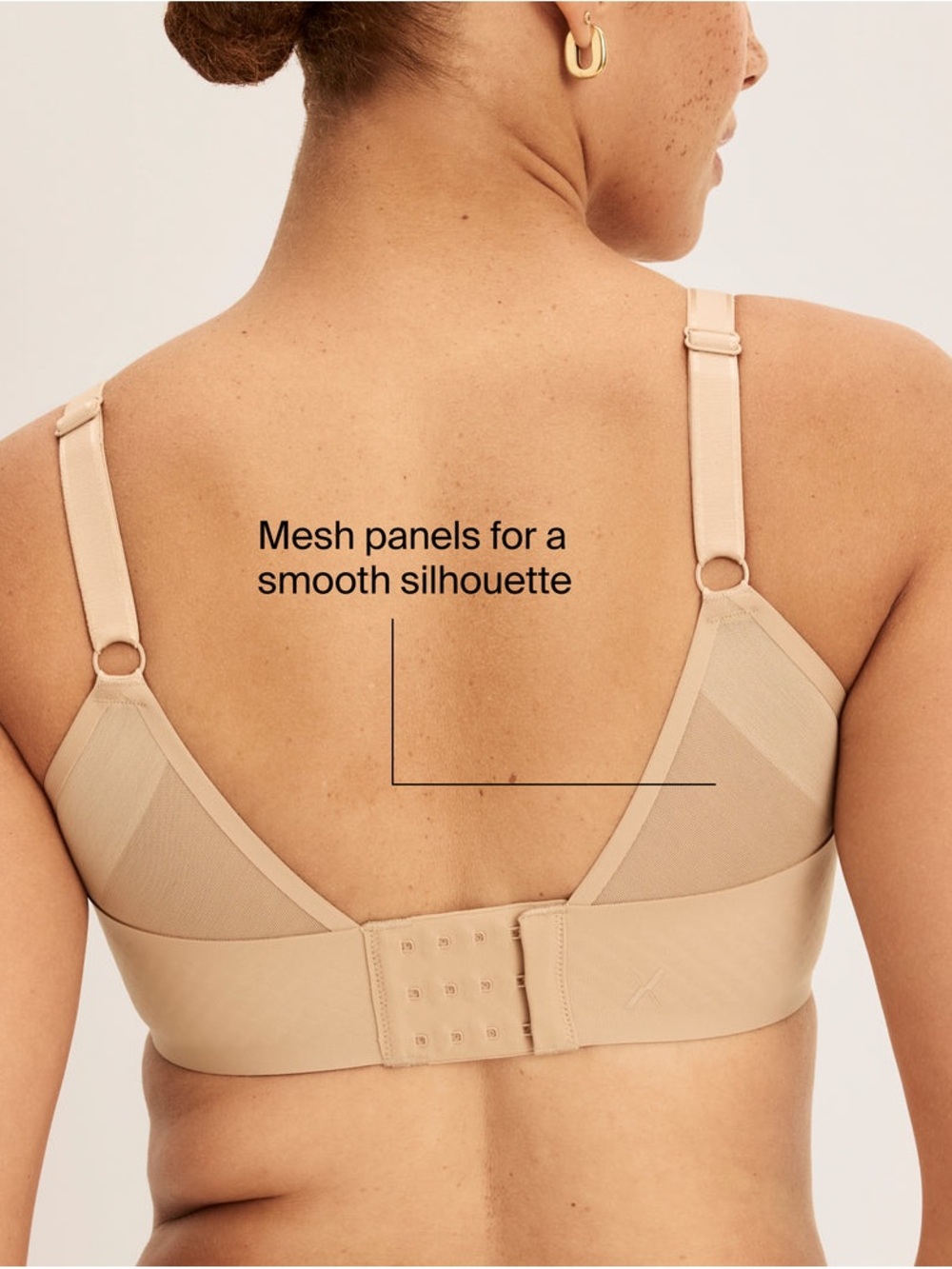 Seamless Nude Wireless Bra - Soft Support - Picture 3 of 9